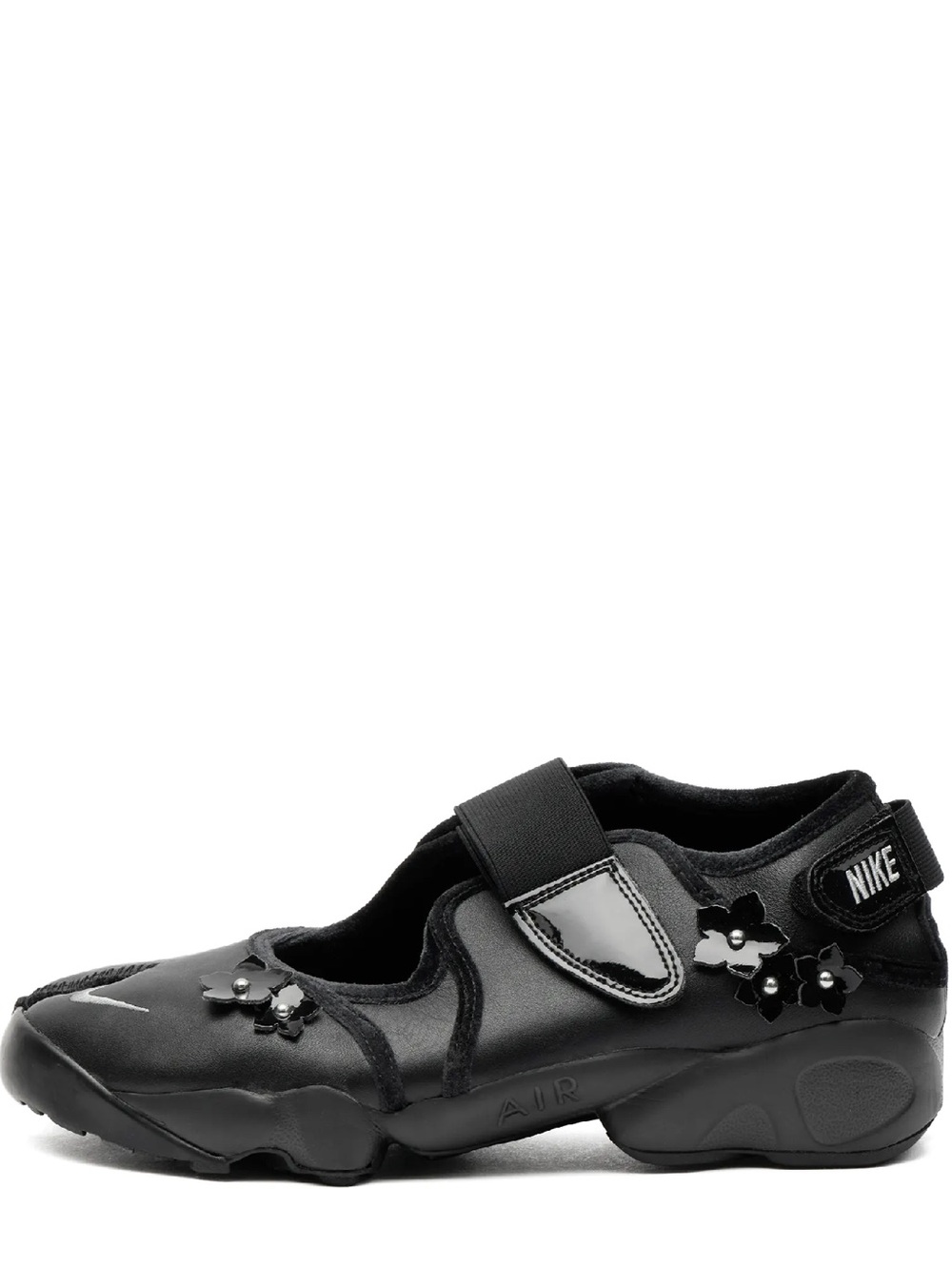 🖤 Nike Air Rift Flowers Black Leather 🌻